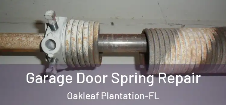  Garage Door Spring Repair Oakleaf Plantation-FL